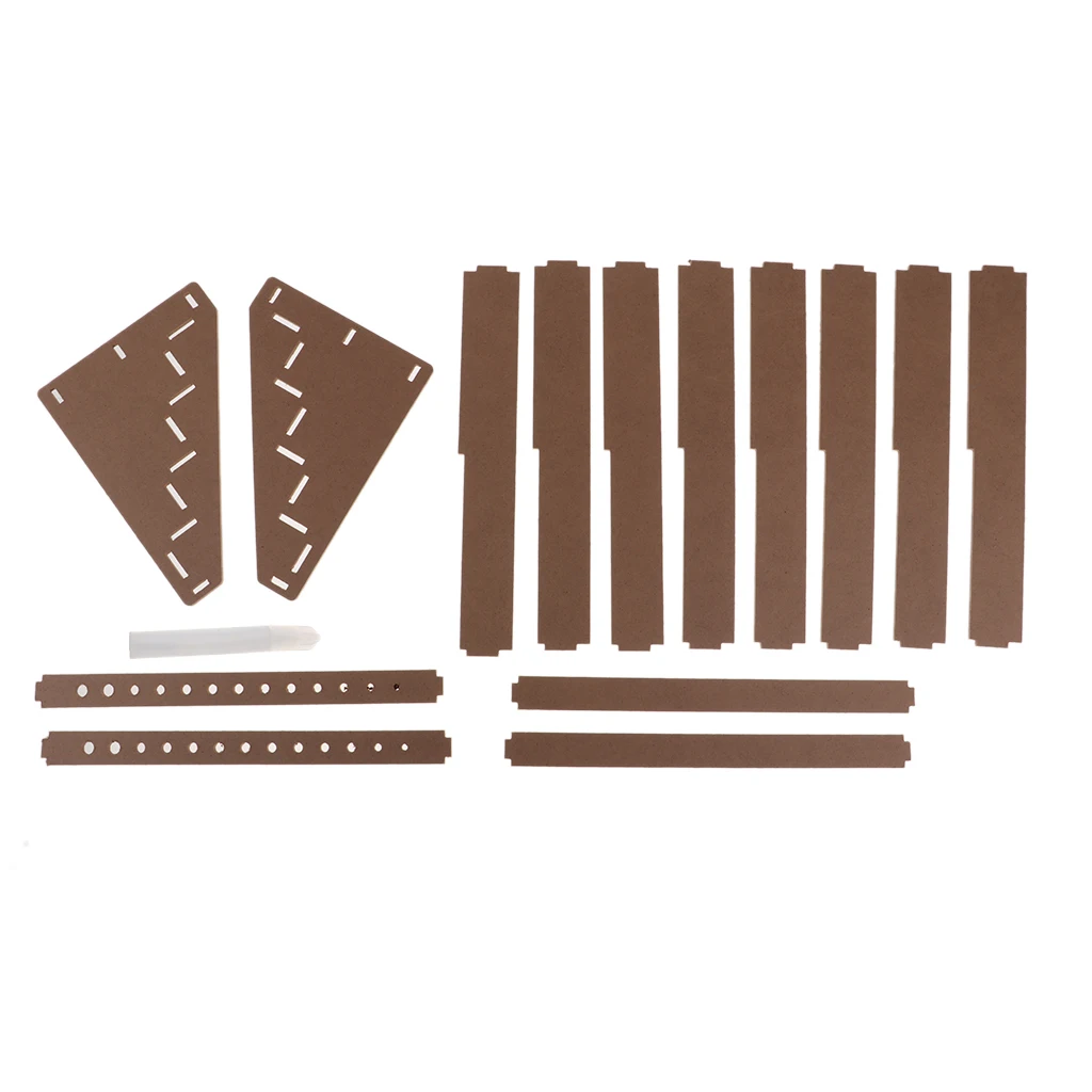 4 Steps Wooden Pigment Rack Organizer Paint Bottle Brushes Storage Holder