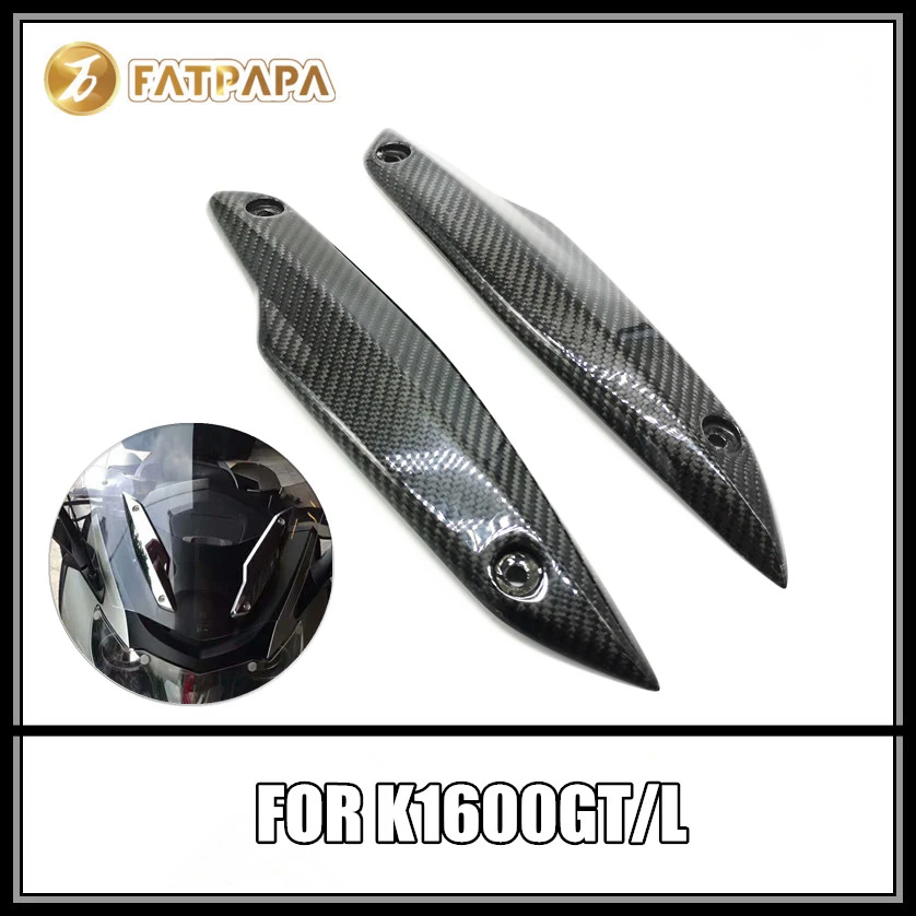 FOR BMW K1600GT K1600GTL Motorcycle Accessories Carbon Fiber Windshield  Strips Cover - AliExpress Automobiles  Motorcycles