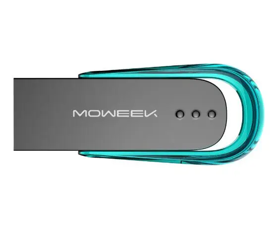 USB флеш-накопитель Moweek Future MF91, металлический флеш-накопитель на 32 ГБ, 128 ГБ, 64 ГБ, 32 ГБ, флеш-накопитель на 16 ГБ, 8 ГБ, usb флешка, высокоскоростной флеш-накопитель USB 3,0 - Цвет: Blue