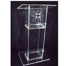 Прозрачная акриловая Трибуна акриловая пулпита Perspex Подиум церковный церковная кафедра pulpit пластиковая Подиум