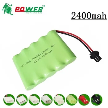 

Ni-CD 2400mah 6v rechargeable battery pack 6v battery 6*AA NICD battery for RC electric toys Cars Boats guns lighting