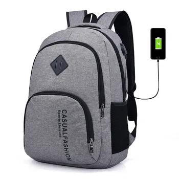 

15.6 inch Anti theft Laptop Bag USB Charging Male Canvas BackPack Travel School Bag Men Backpack Teenager SchoolBag Mochila