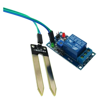 

DC 12V Soil Moisture Sensor Control Controller Relay Module Automatic Watering