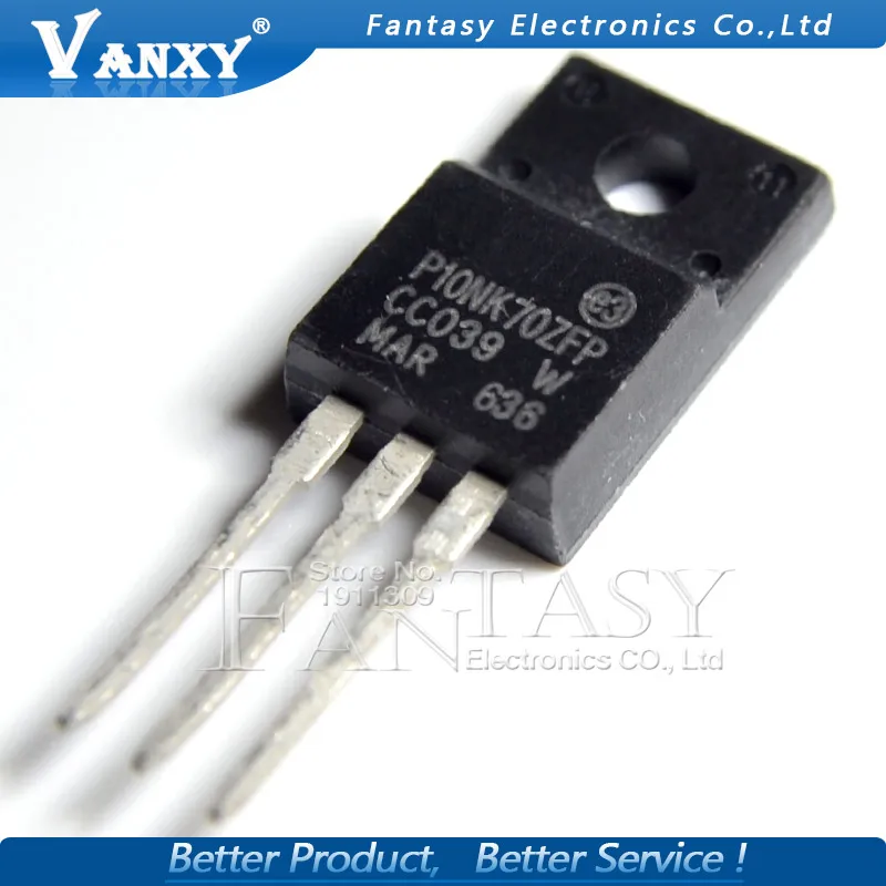 10 шт. STP10NK70ZFP новый оригинальный комплект из для модели P10NK70ZFP STP10NK70 TO 220 10NK70