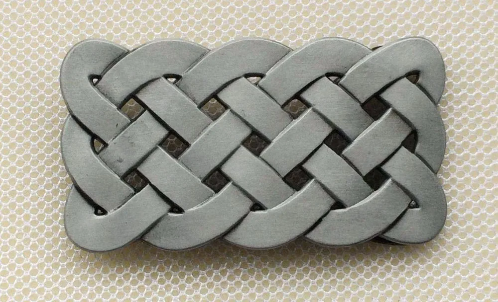 

Western braided knots belt buckle