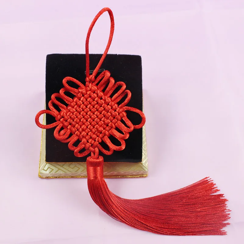 

2017 Wealth Success 6 Copper Coins Key Chain Rope China Knot Red Rope Feng Shui Lucky Gift