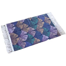 Уютные индийские хлопковые тканые коврики ручной работы коврик с кисточками прочный машинный моющийся коврик для гостиной/спальни/прихожей/кухни