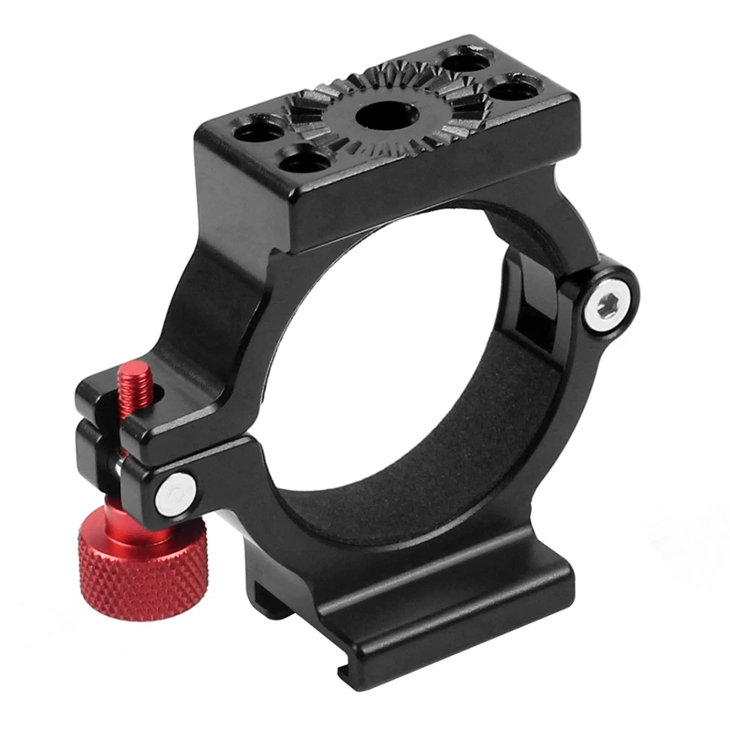 

4-Ring Hot Shoe Adapter Ring Microphone Mount With Magic Arm Mount Adapter For Zhiyun Smooth 4 Handle Gimbal Dslr Camera Parts