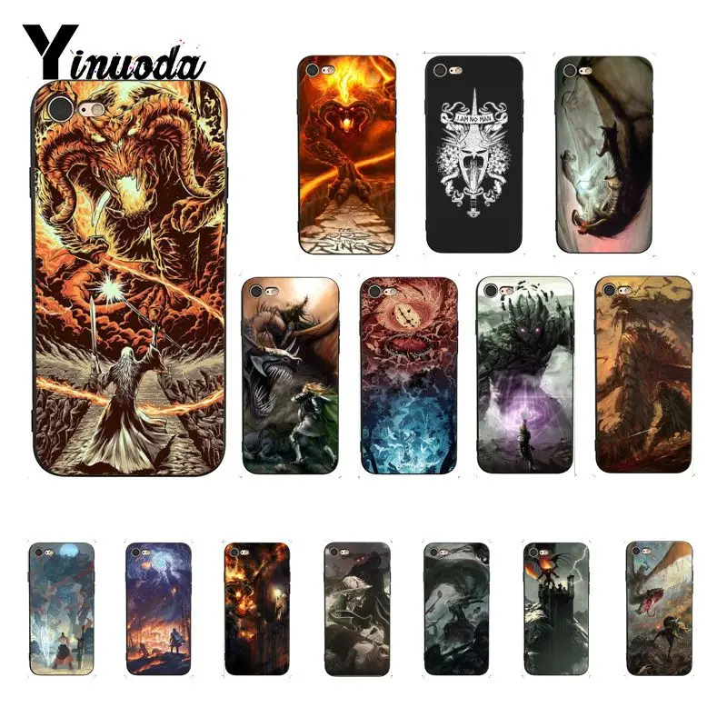 Yinuoda The Lord of Rings Hobbit Мягкий Силиконовый ТПУ чехол для телефона iPhone X XS MAX 6 6 S 7 7 plus 8 8 Plus 5 5S XR