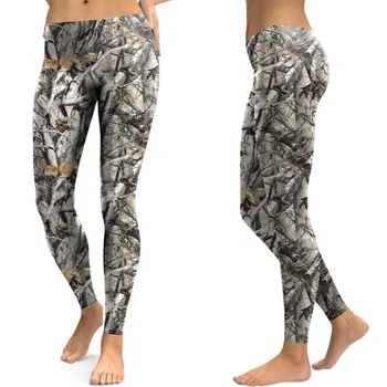 

Women Fitness Leggings Camouflage Long Leggings Floral Summer