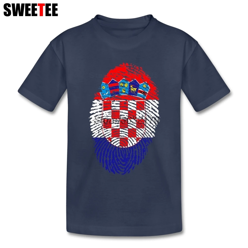 Croatia Kid's T-Shirt Country Flag Map Top Children Boys Girls Unisex