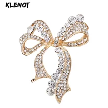 Стразы, бант, брошь, булавки, полный кристалл, броши «бант» для женщин, платье, украшение, одежда, ювелирные изделия, шарф, булавки, аксессуары для костюма