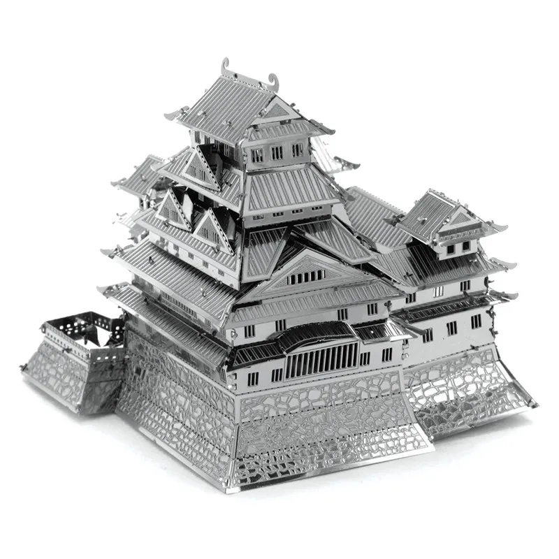 Himeji Castle Miniature 3D Metal Model Puzzle 3D Model Building Kits Puzzle 3D Solid Jigsaw Puzzle