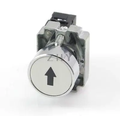 

1 N/O XB2BA3341C Momentary White Flush Pushbutton With Arrow Mark Replaces Tele