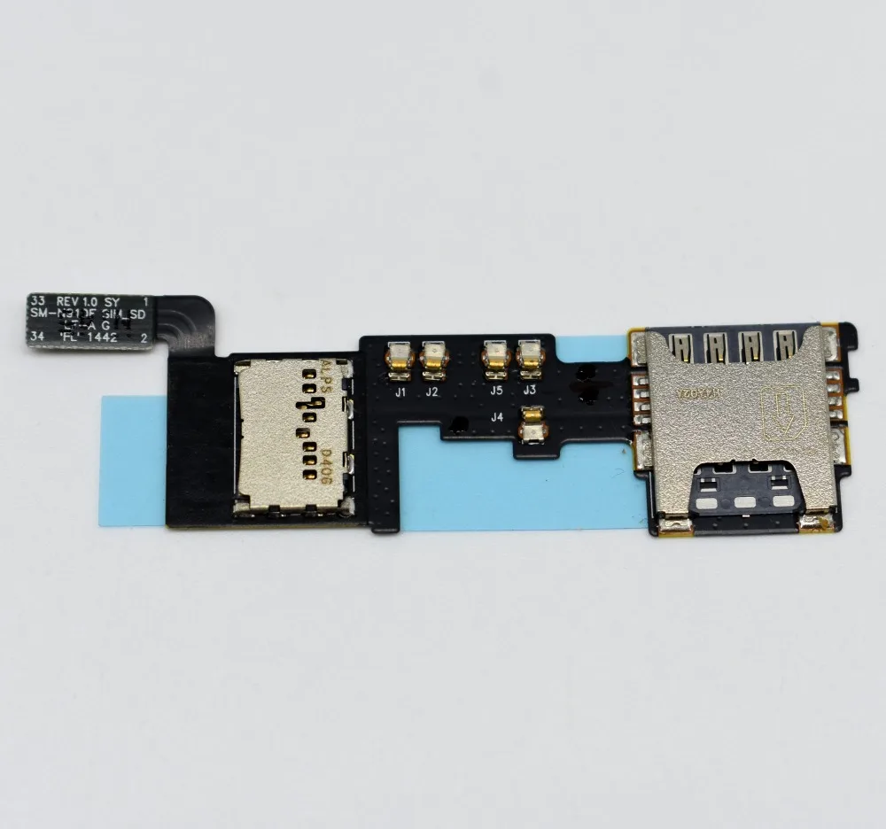 

Sim Card Slot + Micro SD Memory Card Slot Flex Cable Module Repair Parts for Samsung Galaxy Note 4 N910 N910F