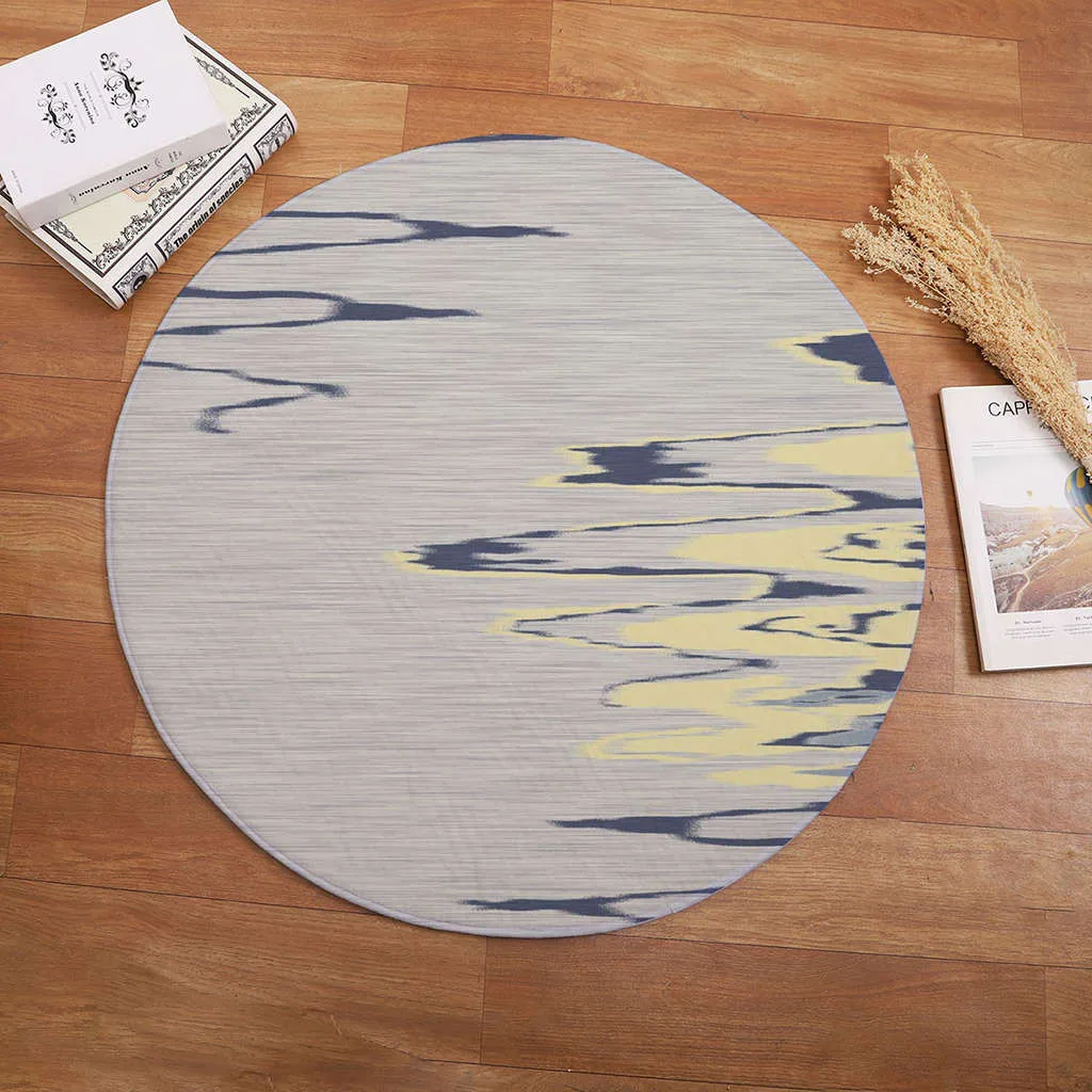 Ouneed напольный ковер современный Ретро Печатный Мягкий круглый коврик арт-деко ковер для гостиной спальни кабинет детская комната мягкий ковер 28 мая