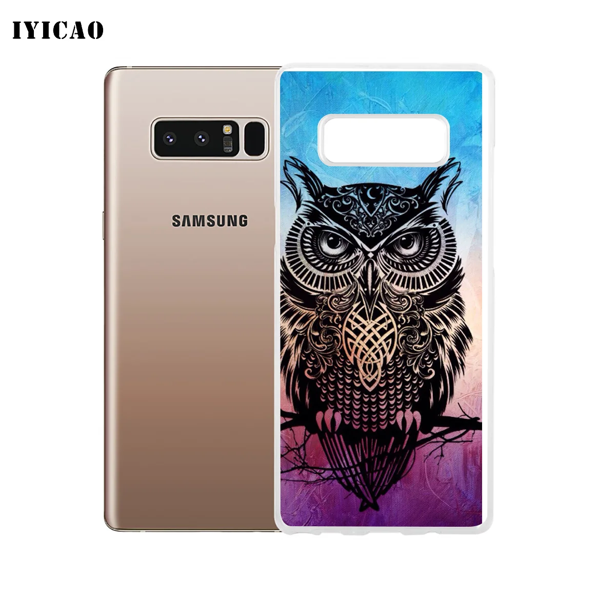 IYICAO Мягкий силиконовый чехол для телефона Samsung A5 A6 Plus A7 A8 A9 J3 J5 J7 Note 8 9