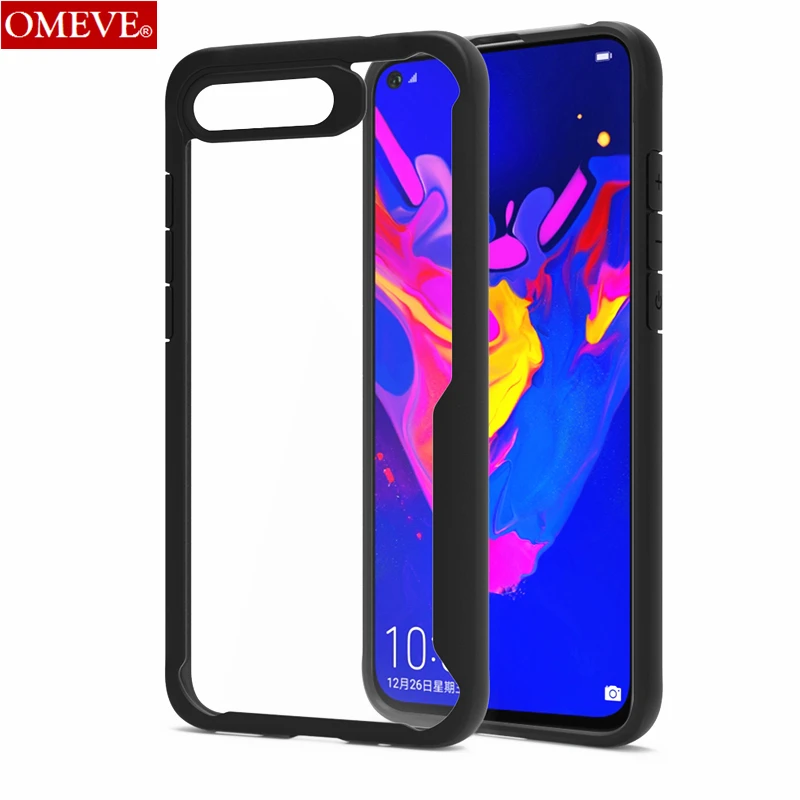 

OMEVE HD Transparent Case for Huawei Honor View 20 Phone Cases Honor V20 Drop Protection Clear Cover