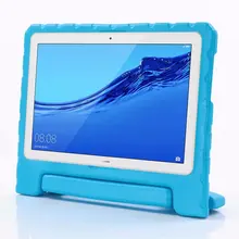 Детский ручной ударопрочный EVA силиконовый чехол для huawei MediaPad M5 lite 10 BAH2-W19/L09/W09 10," чехол для планшета+ ручка