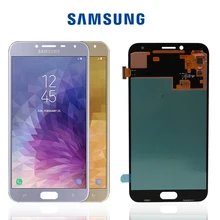 5,5 ''Супер AMOLED ЖК-дисплей для SAMSUNG Galaxy J4 J400F J400F/DS J400G/DS дисплей с сенсорным экраном в сборе Замена