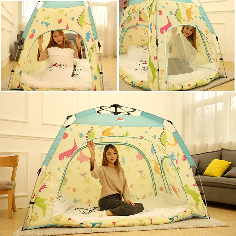 

Outdoor Baby Toy Tent Automatic Install Folding Play House for Children Wigwam Kids Tipi for Travel Child Room Bed Mosquito Net