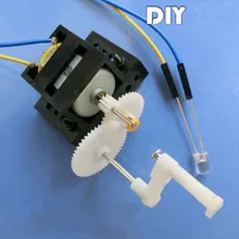 Ручной коленчатый генератор DIY kit Детские Учебные материалы 9*5 см мотор ручной работы игрушка научное обучение инструмент