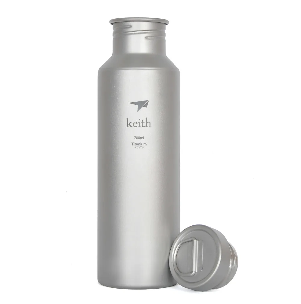 

Keith Ti3032 Titanium Cycling Sport Water Bottle Camping Bicycle Accessory Cookware 700ml Ti32