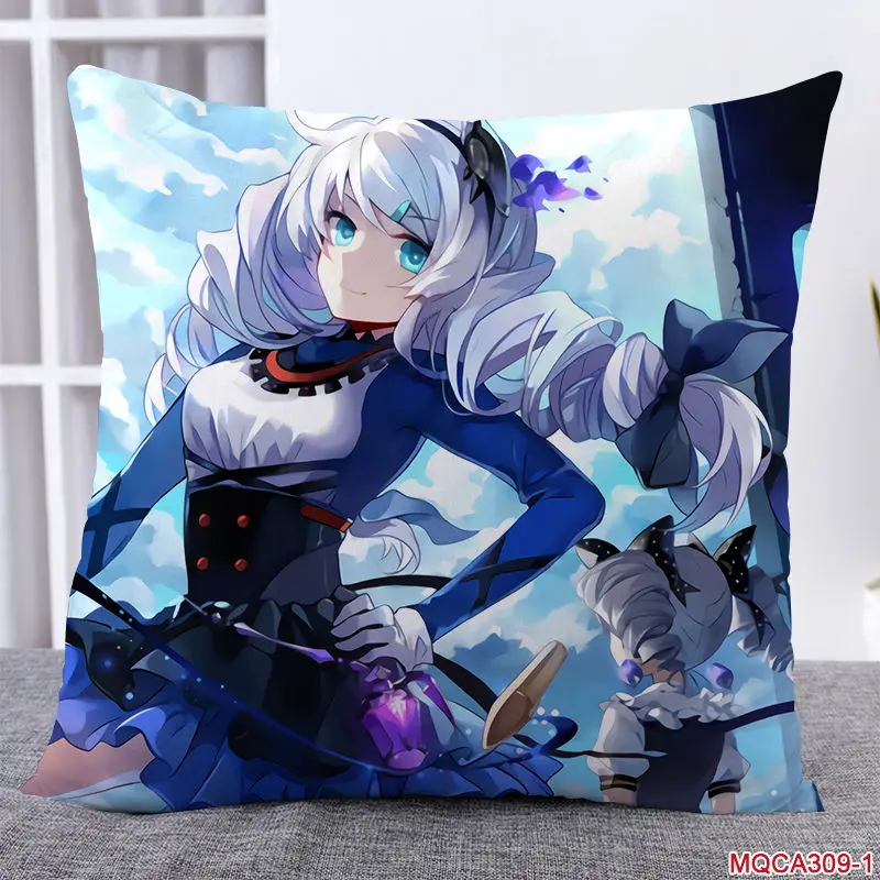 Декоративные подушки 43x43 см пушки Девушка Аниме игра подушка Kiana Raiden для девочек