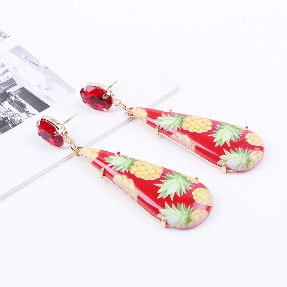 Women's Elegant Long Tassel Earrings Ear Stud Jewelry Gift Alloy Rhinestone Beautiful Earrings