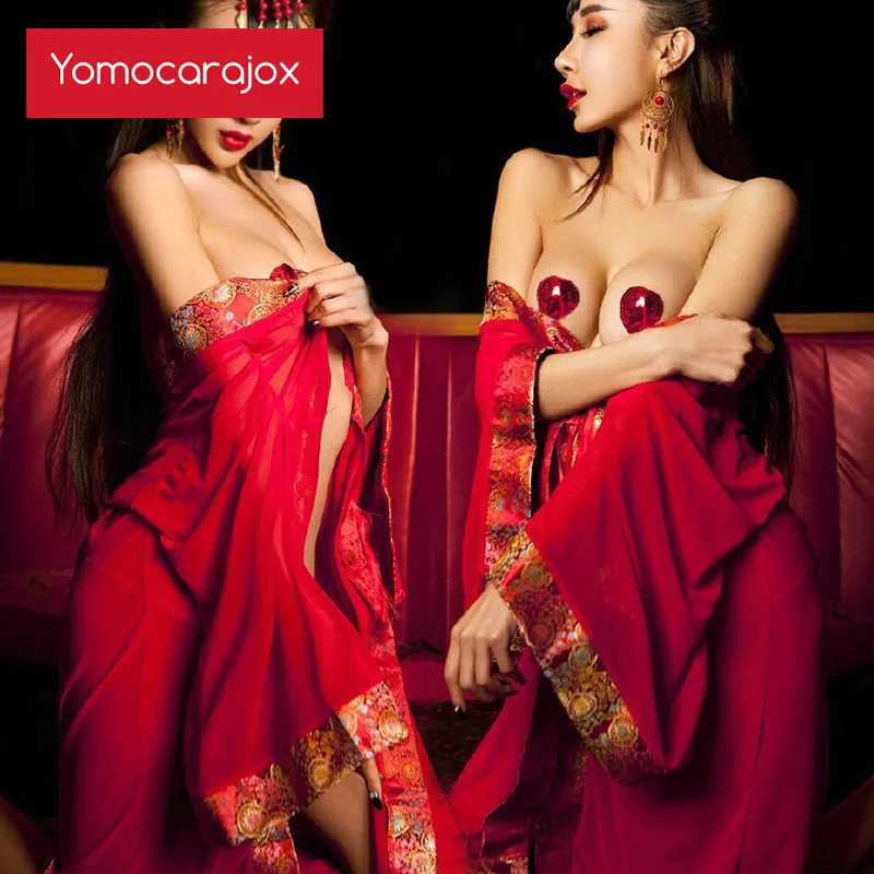 Yomocarajox горячее женское сексуальное ночное платье Секс продукт халат Ночное белье