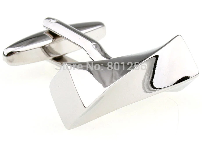 

Free shipping Men's Cuff Links Cufflinks Retail silver color plane design copper material men cufflinks whoelsale&retail