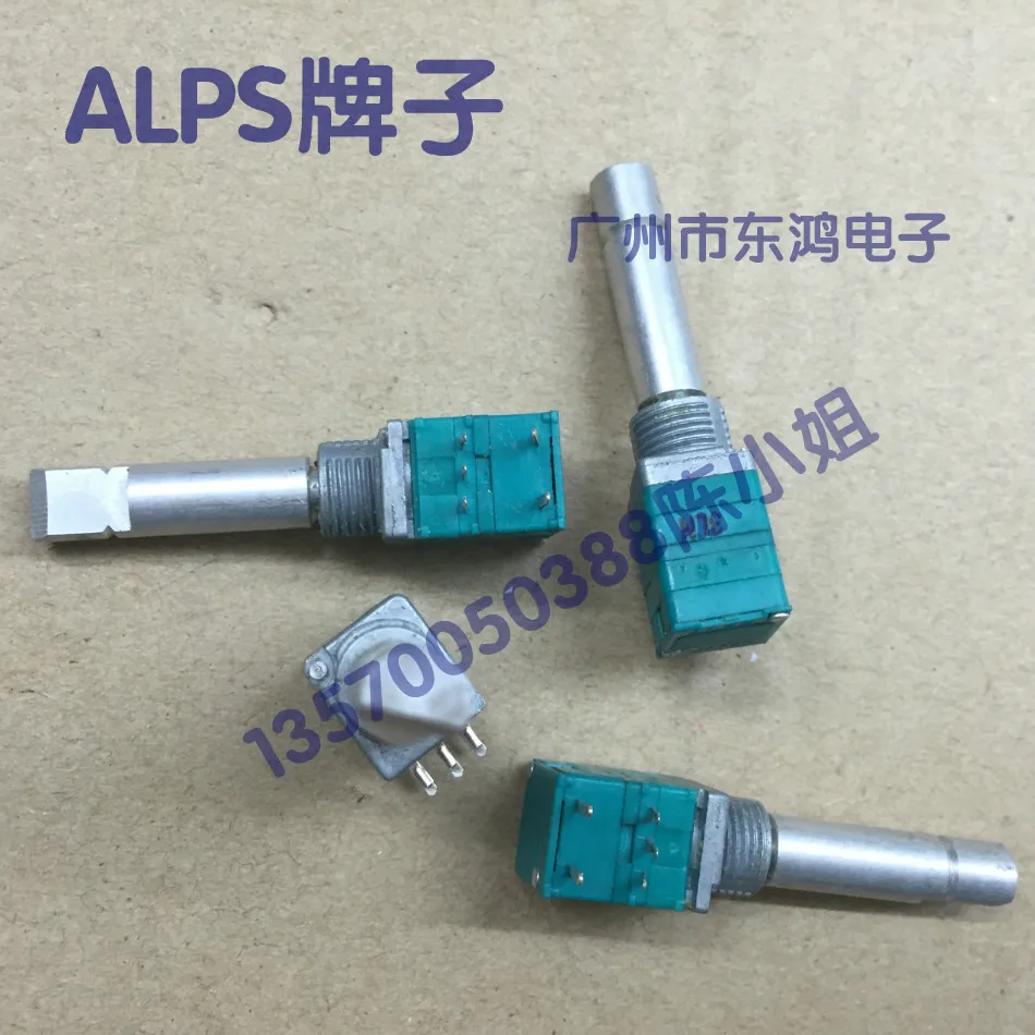 

2PCS/LOT ALPS Alps type RK097 encoder with switch 36, location 18, pulse shaft length 28mm