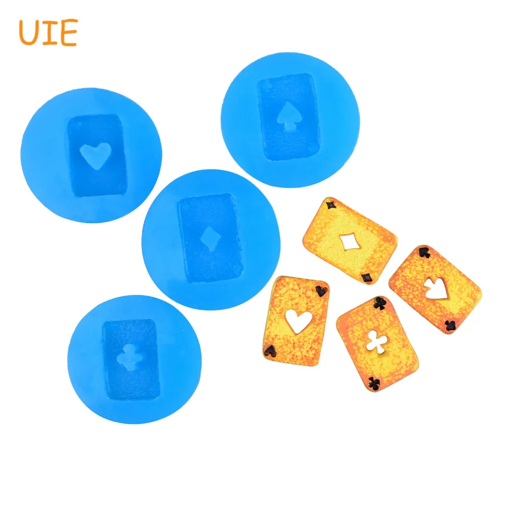 Силиконовая форма для игральных карт PYL001U PYL002U PYL004U|Формы тортов| |