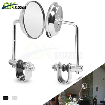 

Motorcycle side mirror retroviseur moto accessories Caliper seat mirrors for suzuki GSX R 600 750 SV 650 cafe racer benelli fz6