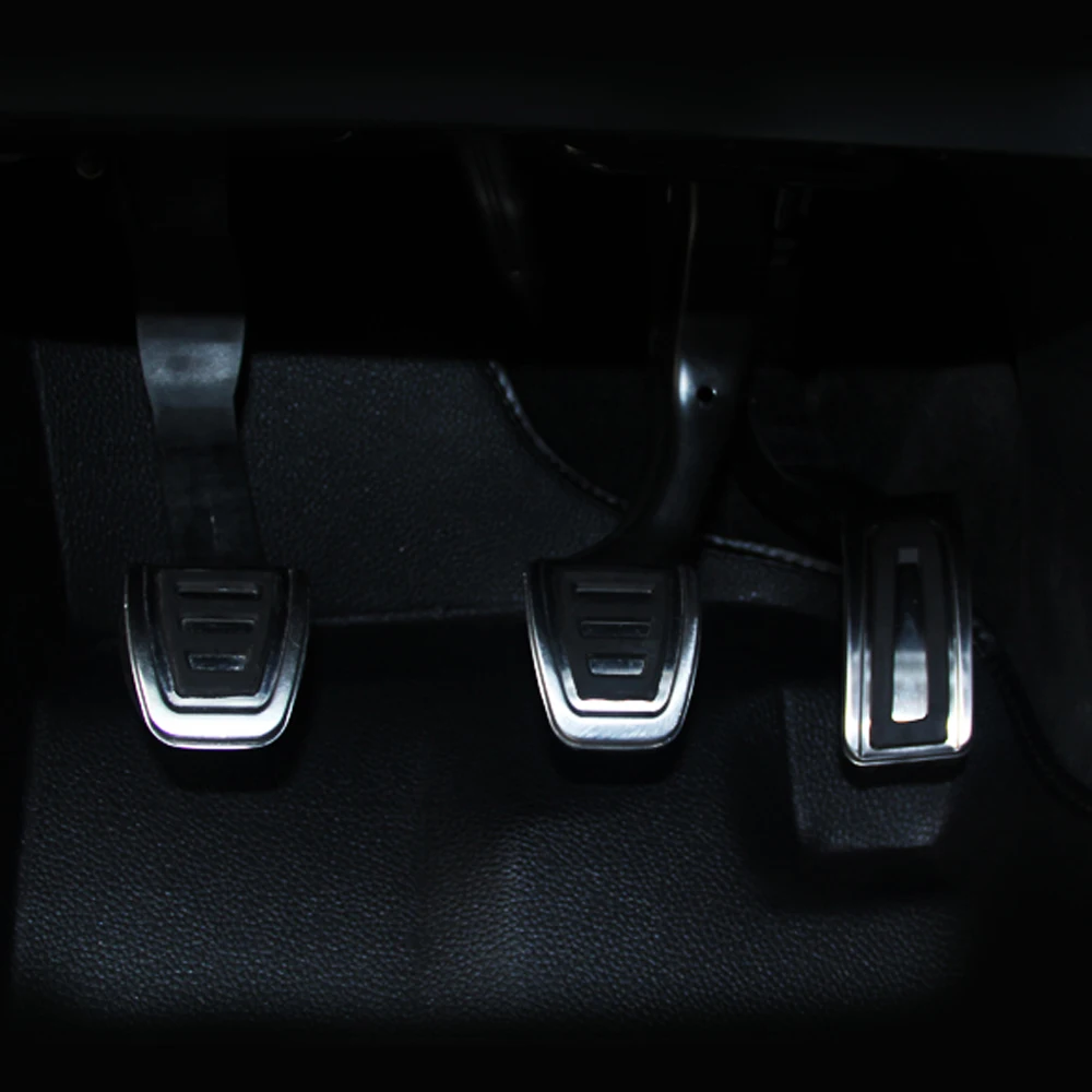 Новинка, из нержавеющей стали для педали газа тормоза MT/на педаль для Seat Ibiza 6K 6L 6J, Skoda Fabia I II для VW Polo 9N 6R Bora Golf MK4 Характеристическая вязкость полимера
