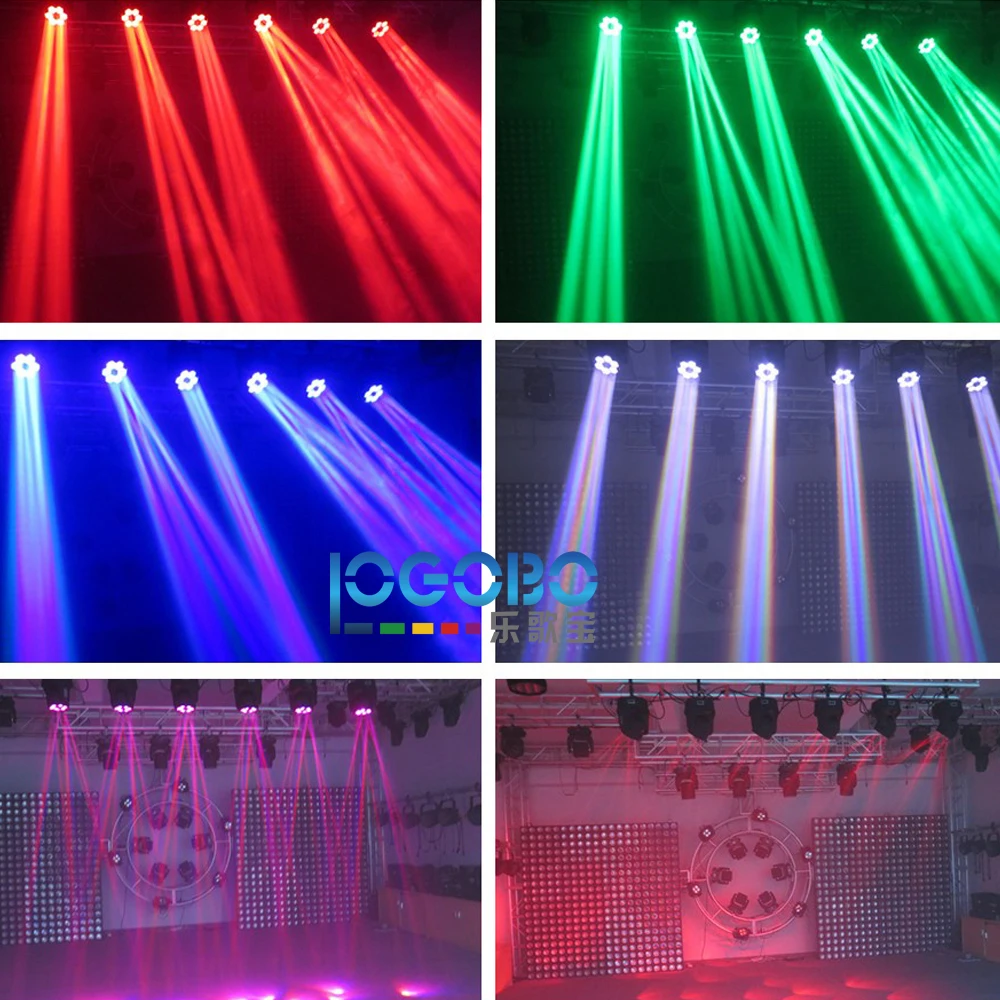 RH-8615 15W x 6 LED Bee Eye Beam Moving Head Light-12