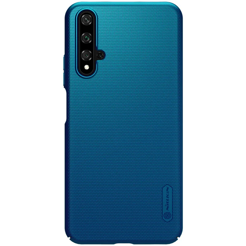 Чехол для huawei Honor 20 Pro, Матовый Жесткий чехол Nillkin из поликарбоната, чехол на заднюю панель s для huawei Honor 20 Lite, чехол для телефона Nilkin - Цвет: BLUE