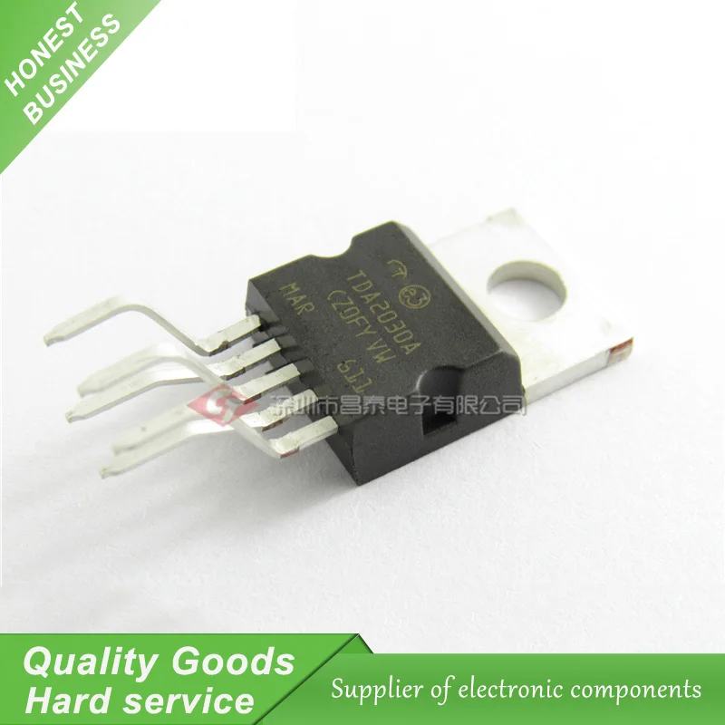 

10PCS TDA2030 TO-220-5 TDA2030A amplifier / amplifier / short circuit and thermal protection for IC