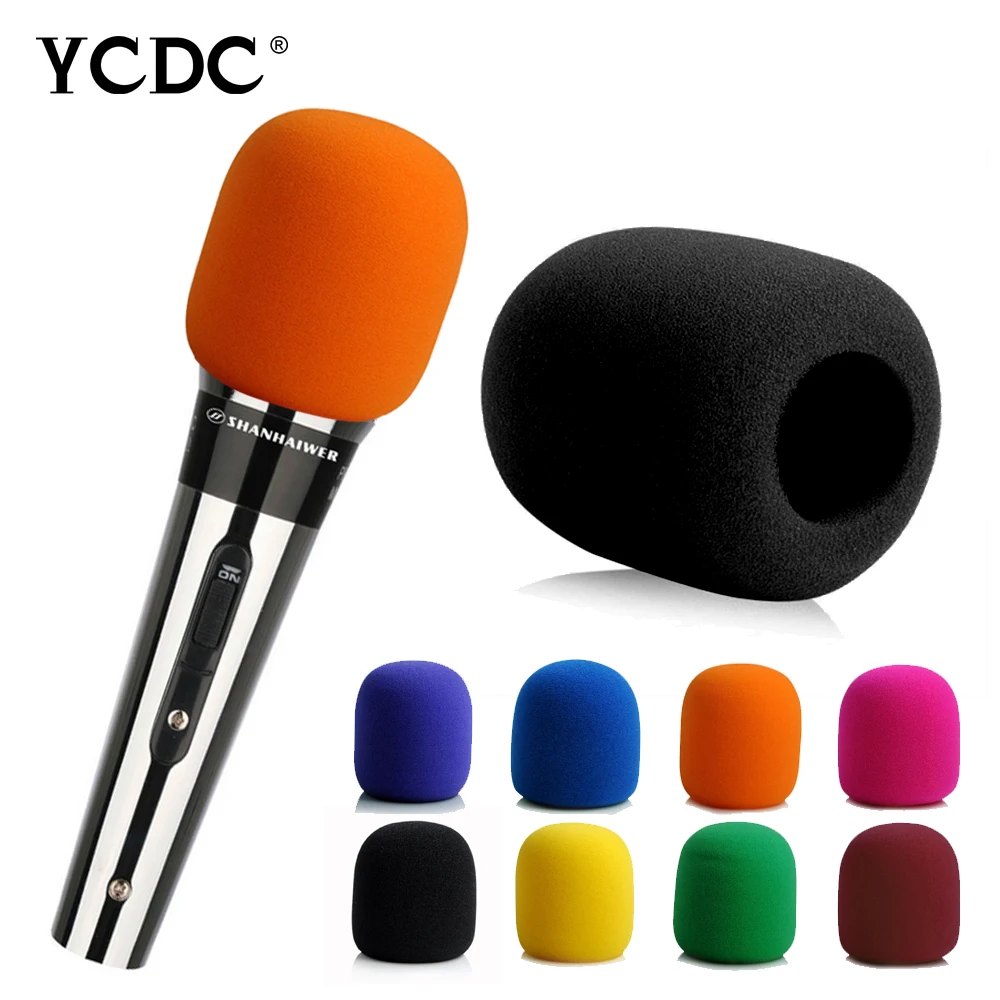 

YCDC +Cheap Sale+Hot Selling+ Handheld Stage wireless microphone Windscreen Foam Mic Cover Karaoke DJ Sales Purple EN9992
