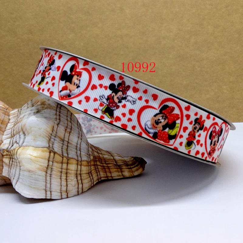 

Free shipping 50 yard per size printed grosgrain ribbon 10992