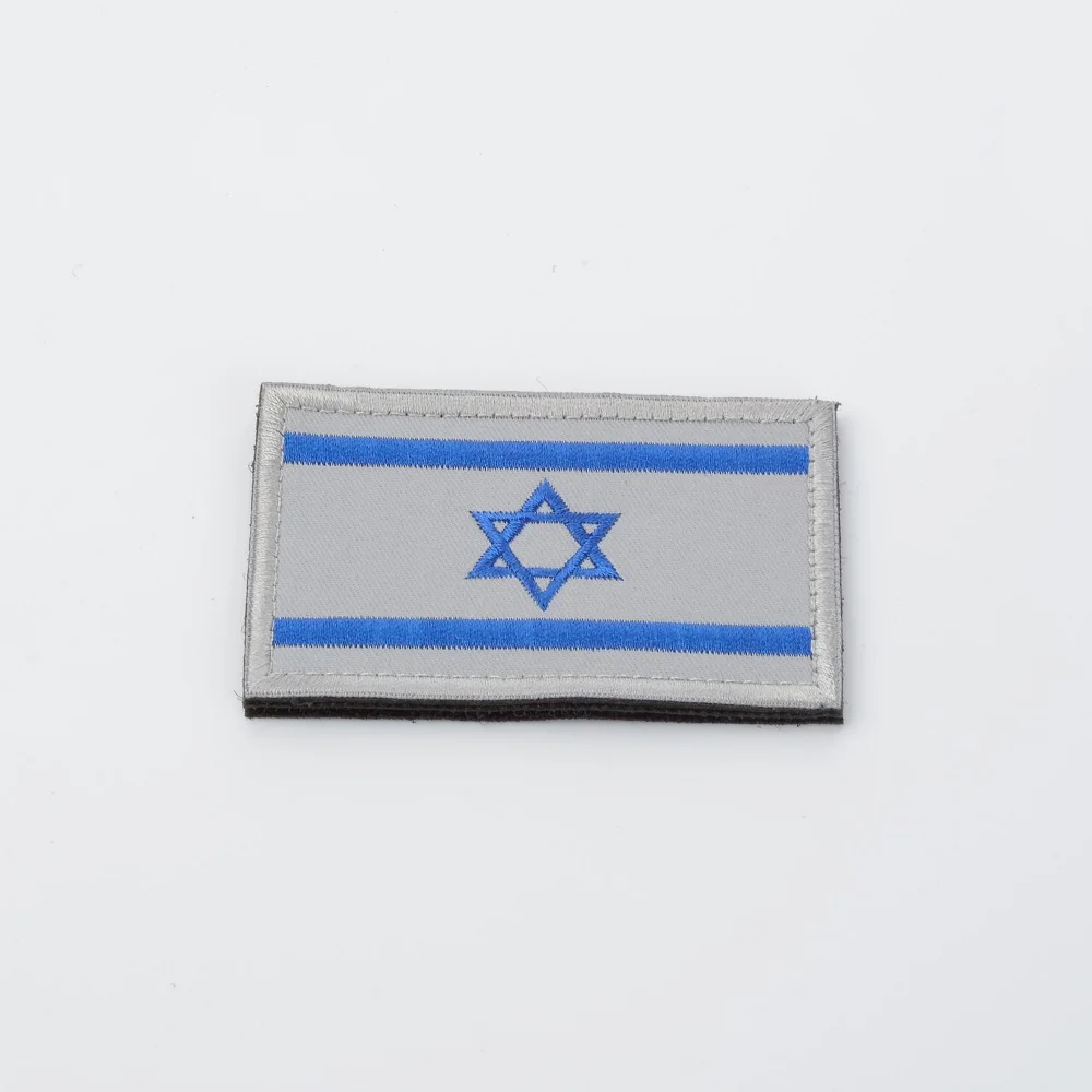 Лидер продаж Флаг Израиля вышитый военный боевой дух армии крюк патч значок повязки подарок одежда Вышивание нашивки для женщин мужчин подарки - Цвет: B