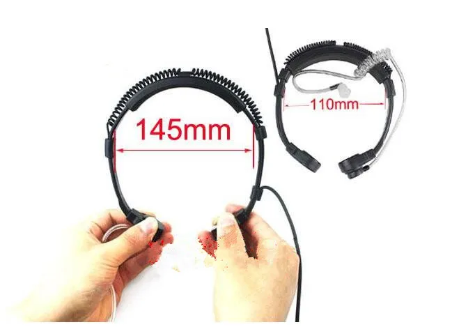 Flexible Throat Mic Microphone Extendable Earpiece Headset For Motorola Two Way Radio APX6000 DP4601 XiR P8268 8260 DP3401 Flexible Throat Mic Microphone Extendable Earpiece Headset For Motorola Two Way Radio APX6000 DP4601 XiR P8268 8260 DP3401