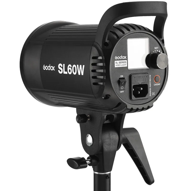 Фотостудия Godox SL-60W CRI 95+ светодиодный светильник SL60W белый 5600K 60W Bowens крепление+ пульт дистанционного управления+ отражатель