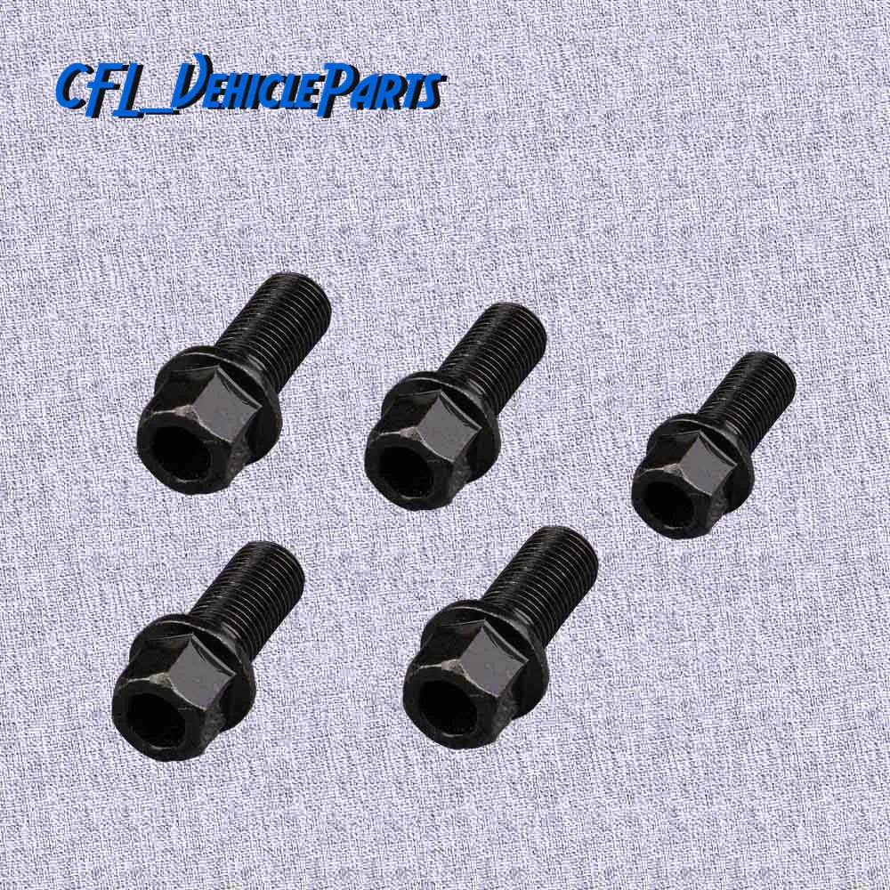 5x New Wheel Lug Bolts 8D0601139D For VW Golf 1998 2009 Jetta 2006 2011