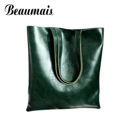 

Beaumais Women's Shoulder bags New 2016 Arrival PU Matte Leather Lady's Scrub Handbag Messenger bag Tote Bag Shopping Bag jn172