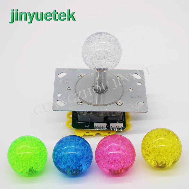 

Copy SANWA Arcade Joystick 5V illuminated Joystick Led Stick Fighting Rocker With American Crystal Ball Arcade Game Accessories