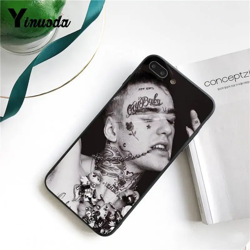 Yinuoda Lil Peep Lil Bo Peep Мягкий силиконовый чехол для телефона из ТПУ для iPhone 8 7 6 6S 6Plus X XS MAX 5 5S SE XR 10 11 11pro 11promax - Цвет: A2