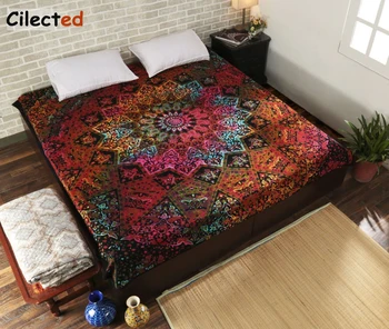 

Indian Mandala Tapestry Hippie Home Decorative Wall Hanging Tapestries Boho Beach Towel Yoga Mat Bedspread Table Cloth 200x148cm
