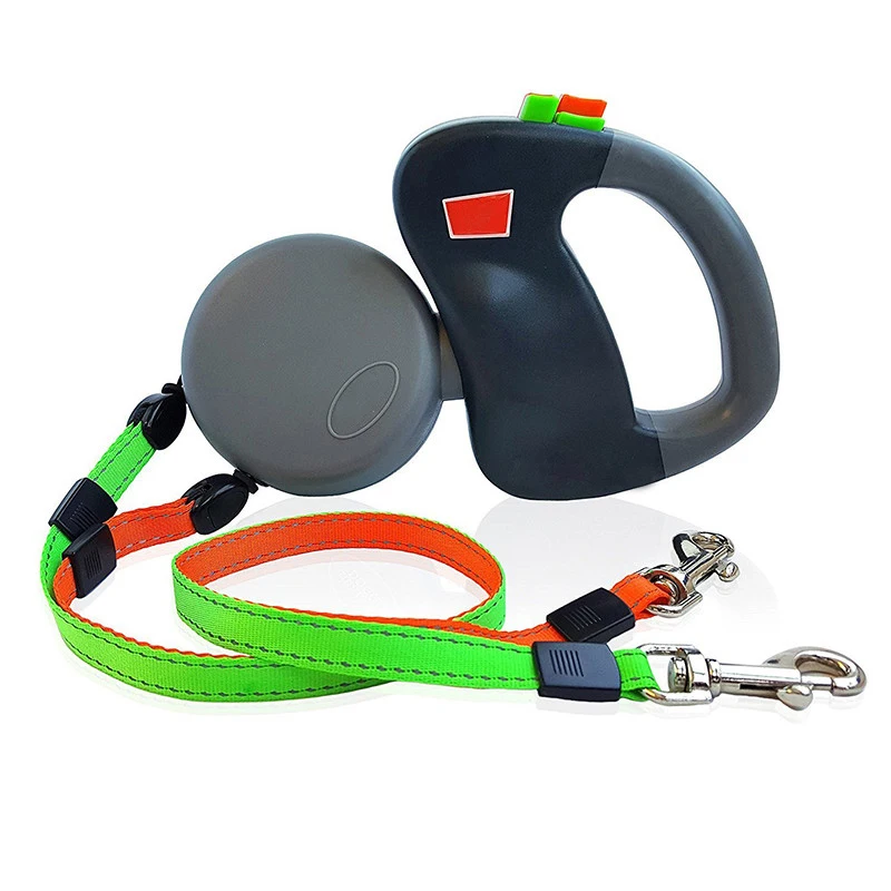 

Automatic Retractable Walking Leash For Two Dogs Small And Large Dogs Strong Leashes Outdoor Training Walking Leash Pet Supplies