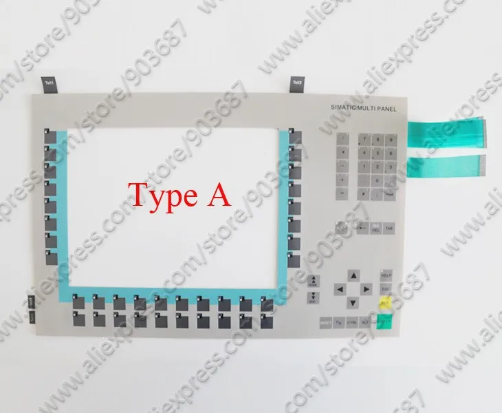 Nouveau MP370 6AV6 542-0DA10-0AX0 Membrane Keypad （ Type B ） #H755J Yd 